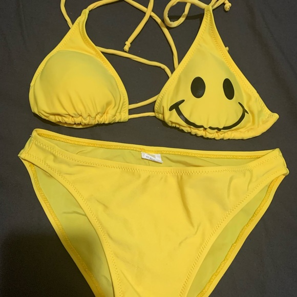 Other - Yellow Smiley Bikini